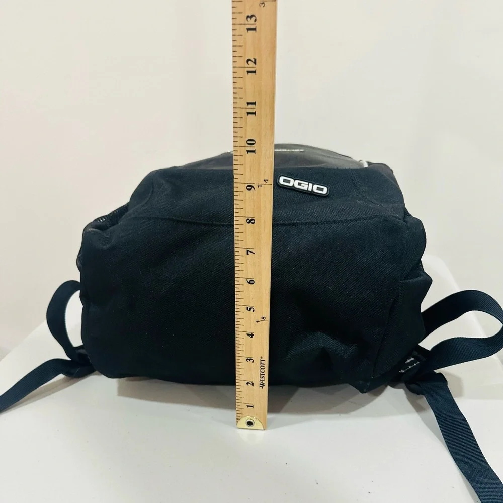 Ogio Carbon-Black Backpack-BF Goodwrich Wide Open Marcetsource  Logo Utility Bag